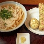 純手打ち讃岐うどん五郎 - ひやひや大＆ちくわ・玉子天