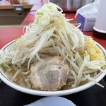 ラーメン もっけだの - 『ラーメンニンニク野菜マシマシ+ネギ』