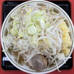 ラーメン もっけだの - 『ラーメンニンニク野菜マシマシ+ネギ』