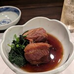 Sanno miya - 豚の角煮青菜添