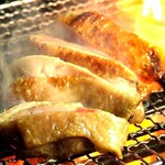 Charcoal-grilled Miyazaki chicken thighs