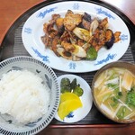 Ryuushouen - なすと肉の味噌炒め定食 1000円