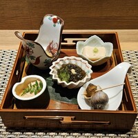 川崎 鮨 よこ田 - 前菜盛合せ