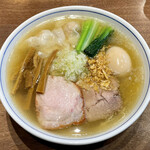 らぁ麺 すぎ本 - 塩味玉らぁ麺+ワンタン