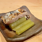 Kotani - 漬け炙り太刀魚、ふき