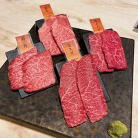 完全個室 牛の達人 private 新宿本店 - お肉盛り合わせ