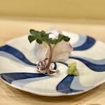 川田 - 2023.3.  真鯛のお造り