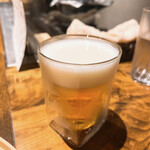 温石 - 生ビールでスタート