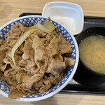 Yoshinoya - 牛丼超特盛り(朝牛セット)