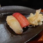 鮨司 吉竹 - 鯛、鮪中トロ