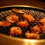 幸楽苑 - コプチャン　焼き上げ中