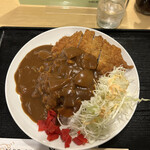  どん八 - カツカレー（ロース・ご飯少なめ）