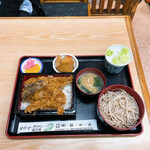 朝日屋 - 上天丼+ミニもりセット