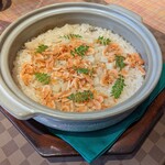 大洗料理つかさ - 炊き込みご飯（桜エビ、筍）