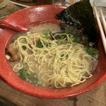 Seiryuu - ラーメン。撮影前にうっかり混ぜてしまった…見苦しくてゴメンナサイ。