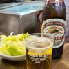 やき鳥・雀 - お通し①ポン酢掛けキャベツ(無料)
お酒①キリンラガービール(瓶ビール、麒麟ビール)(税込550円)