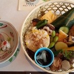 醪音 - 『松花堂弁当』と『お刺身３種盛り』～♪(^o^)丿