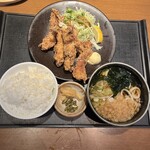 Tokujuan - 鶏もも唐揚げミニ麺ランチ