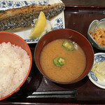 炭火焼専門食処 白銀屋 - とろ鯖塩焼き定食