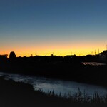 ふじ - 今朝の朝焼け