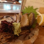 魚屋 ちから - アワビのお刺身