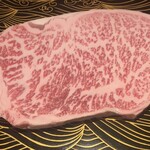 1 thick-sliced loin (A5 Japanese black beef) 100g~