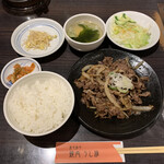 Yakiniku Ushimasa - 黒毛和牛の切り落とし定食