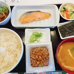 Sukiya - 鮭納豆定食￥670