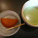 つる幸 - 〆はお抹茶と和菓子