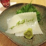 魚旬菜　　石松 - 白いか刺