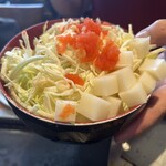 Monja Ya - 明太もちチーズもんじゃ(1,540円)