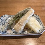 手打蕎麦 椋庵 - 4種野菜天ぷら