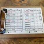 風遊斎 - 注文票