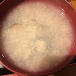 秋葉原漁港 快海 - 味噌汁(あさり)