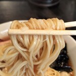 支那ソバ 小むろ - ちょっと伸びやすいストレート麺