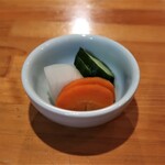 天ぷら よし田 - お漬物
