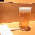 SUSHI TOKYO TEN、 - 生ビール
