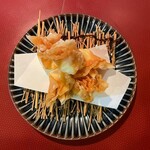 ダイニングキッチンバーアジト - クリームチーズ茶巾揚げ