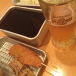 串揚げ屋 三 - ビールと串揚げ