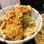 Teuchi Soba Nishinohara - ♪とり天丼