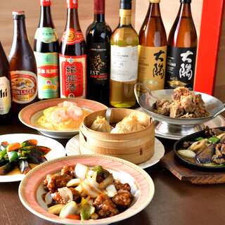 【中華で宴会】飲み放題付きコース3800円(税込)～ご用意！