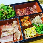 焼肉 三千里 - 満腹ランチ¥1200