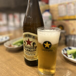 焼き鳥 しょうちゃん - サッポロラガー赤星　640円