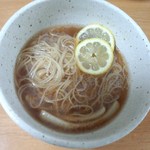 鯛ちくわ食遊館 - 買って帰った　尾道檸檬ラーメン　作ってみました①