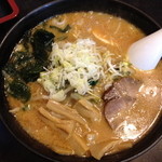 狸小路飯店 - みそラーメン（７５０円）２０１３年７月