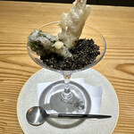 kitchen俊貴 - 茗荷とコゴミオリーブとヘーゼルナッツ