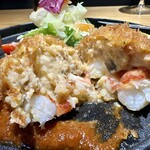 kitchen俊貴 - 海老クリームコロッケ断面