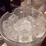 ひより　麦縄本舗　炭焼酒場 - Ｈ25.07　焼酎セット（氷）