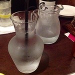 ひより　麦縄本舗　炭焼酒場 - Ｈ25.07　焼酎セット（炭酸）２本目