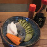 酒肴屋 じじばば - 自家製ぬか漬け￥５００